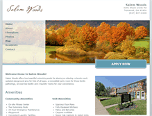 Tablet Screenshot of liveatsalemwoods.com